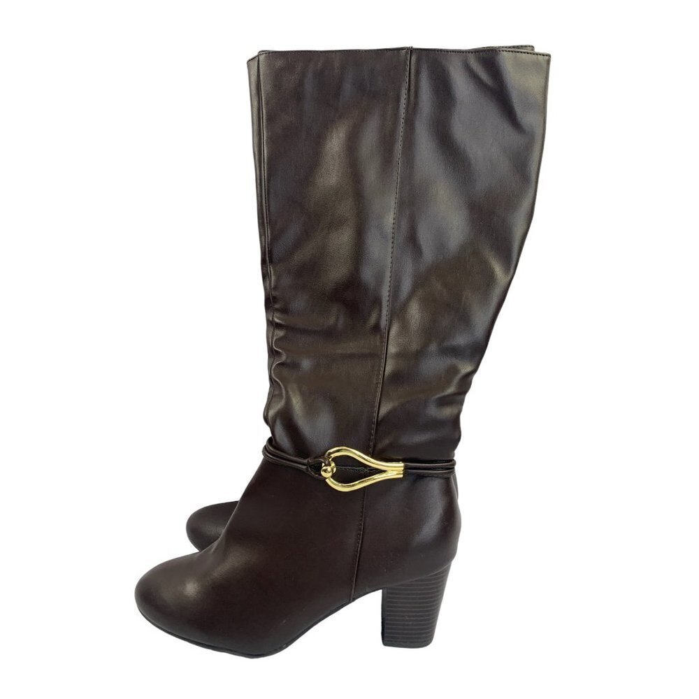 Dexflex Comfort Women's Dark Chocolate Chin High Boots